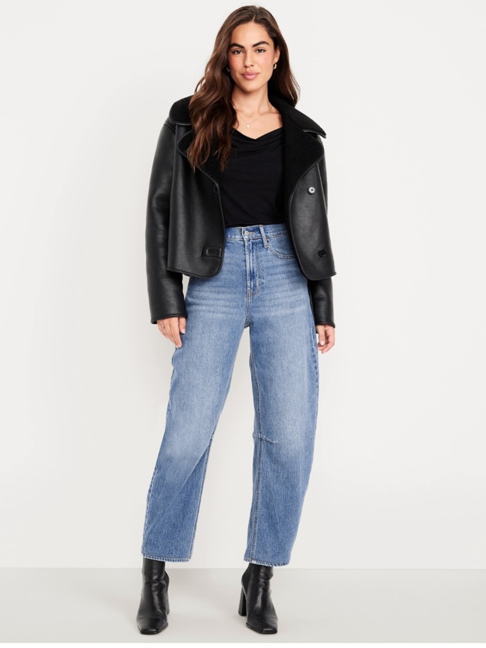 Old Navy Wow High Waisted  Ankle Barrel Jeans - 10 Tall